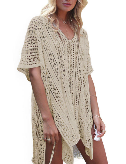 Women's Summer Fringe Hollow Beach Cover Up