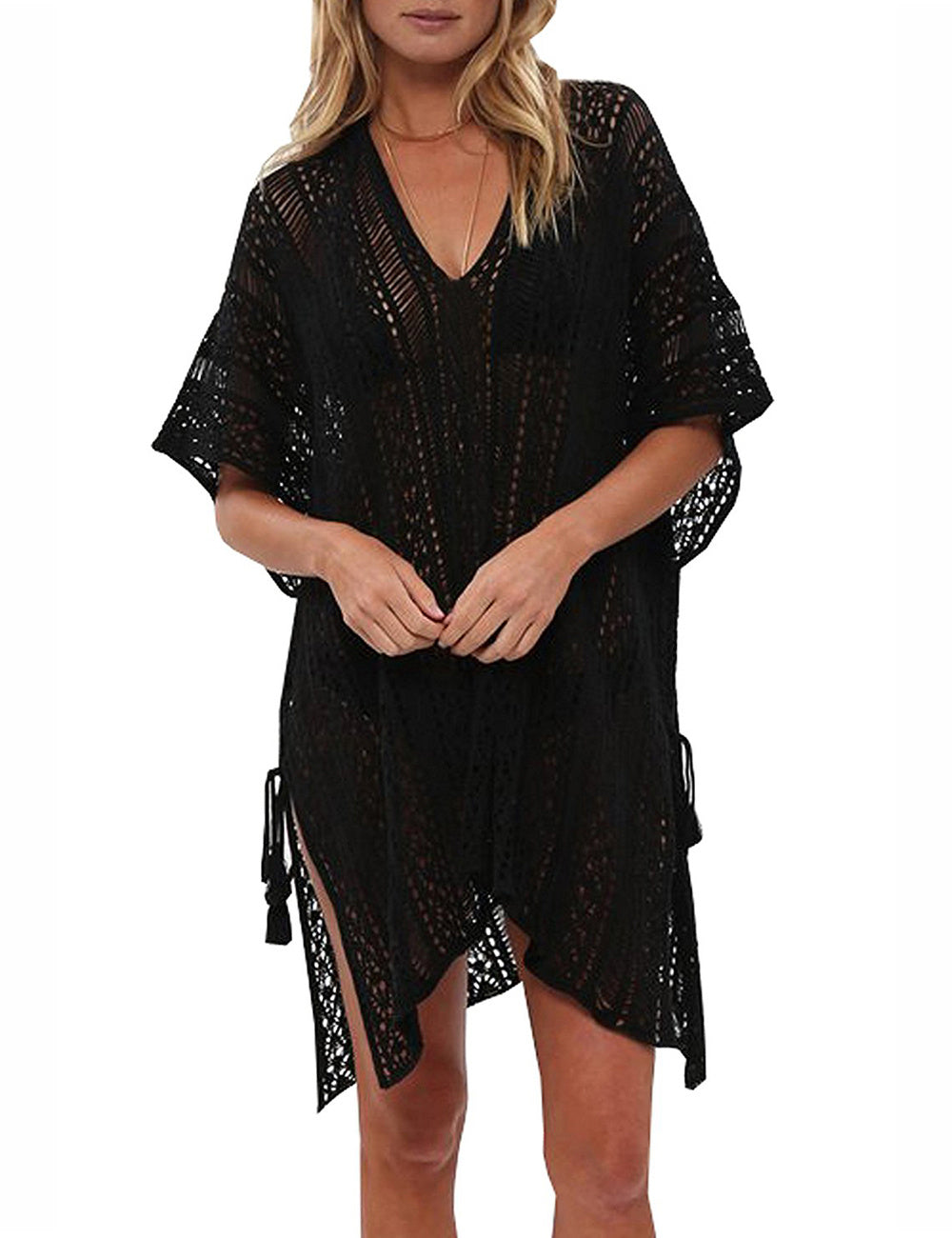 Women's Summer Fringe Hollow Beach Cover Up